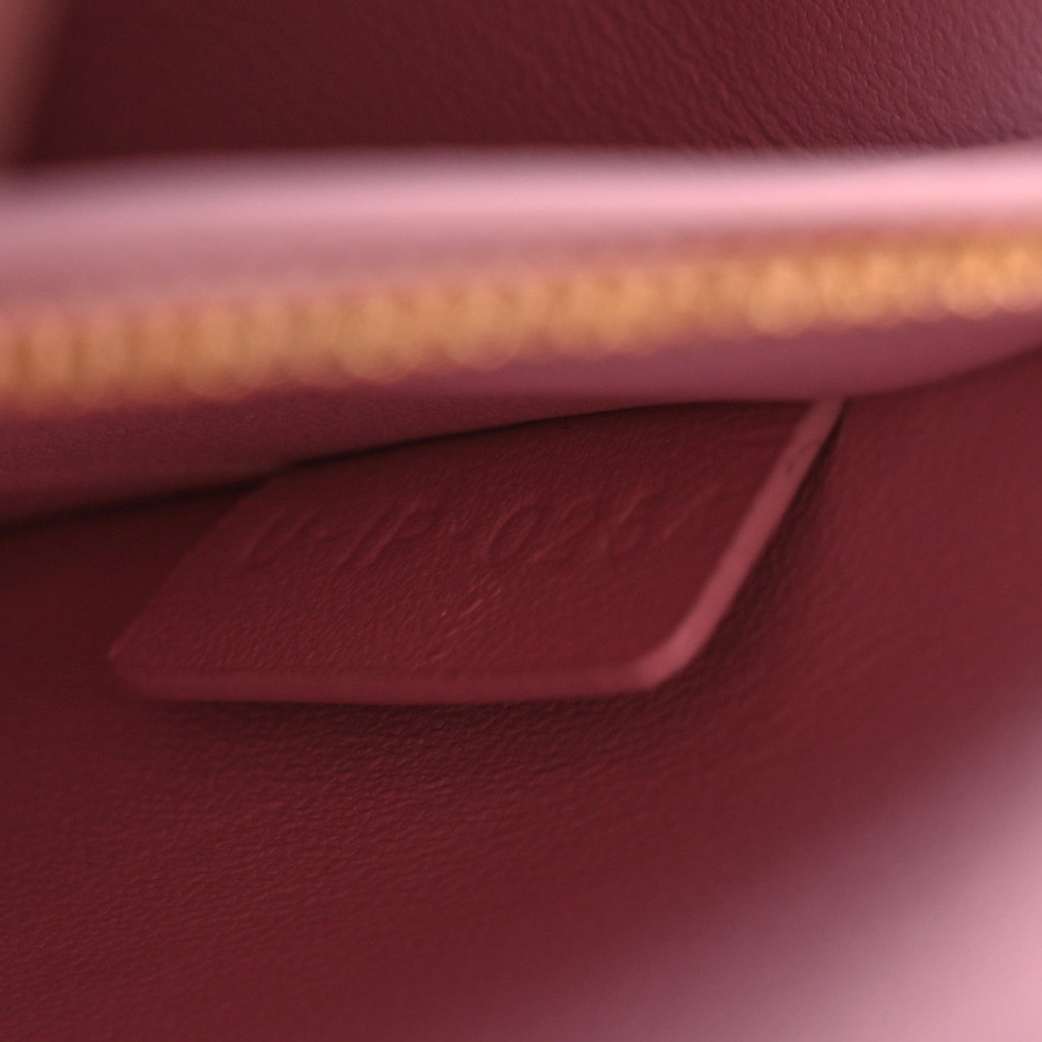 Celine Shiny Calfskin Teen Triomphe Pastel Pink 7 of 10