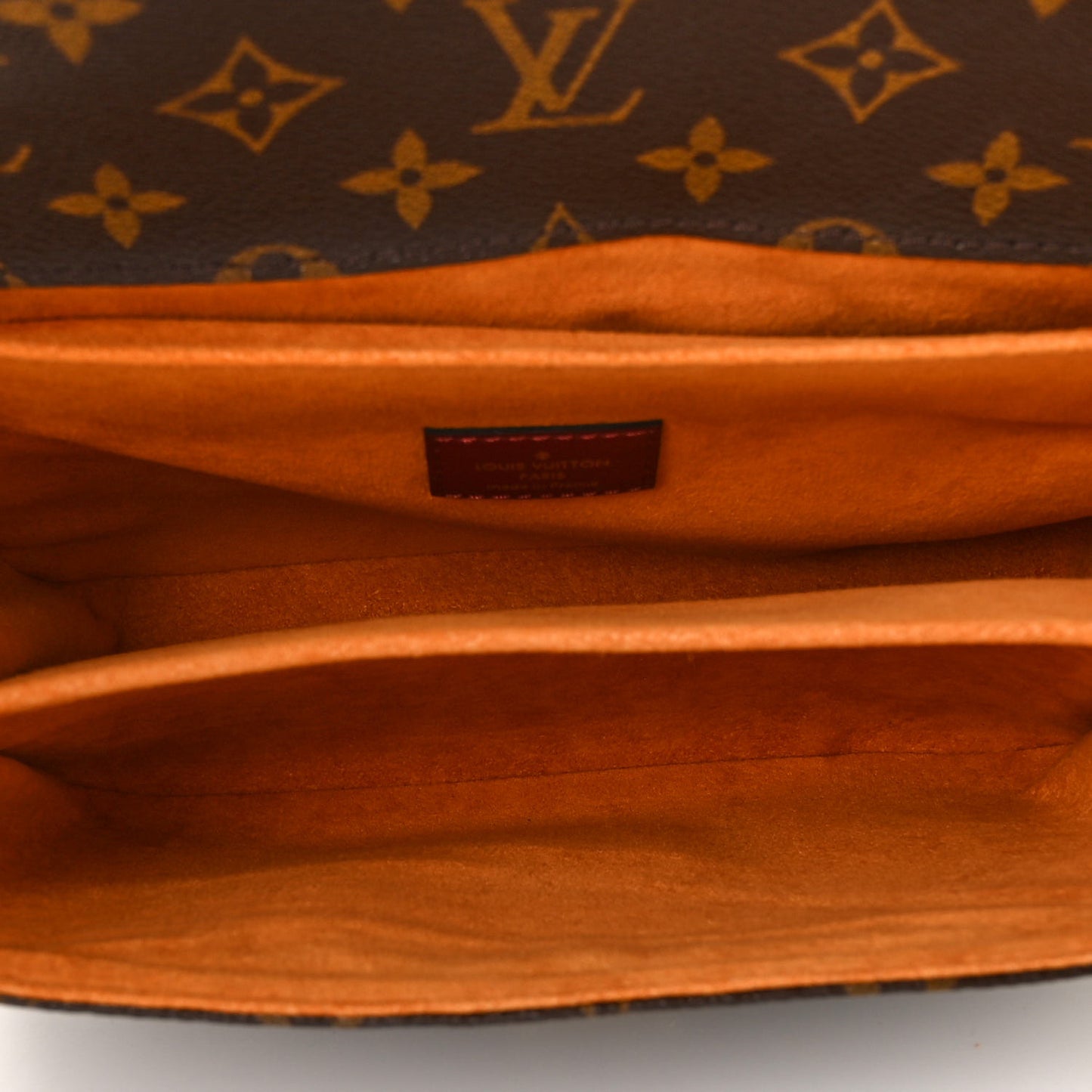 Monogram Braided Pochette Metis Safran