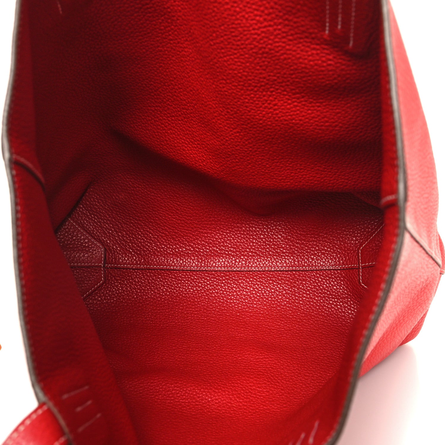 Hermes Taurillon Clemence Double Sens 36 Reversible Tote Peony Sanguine 5 of 16