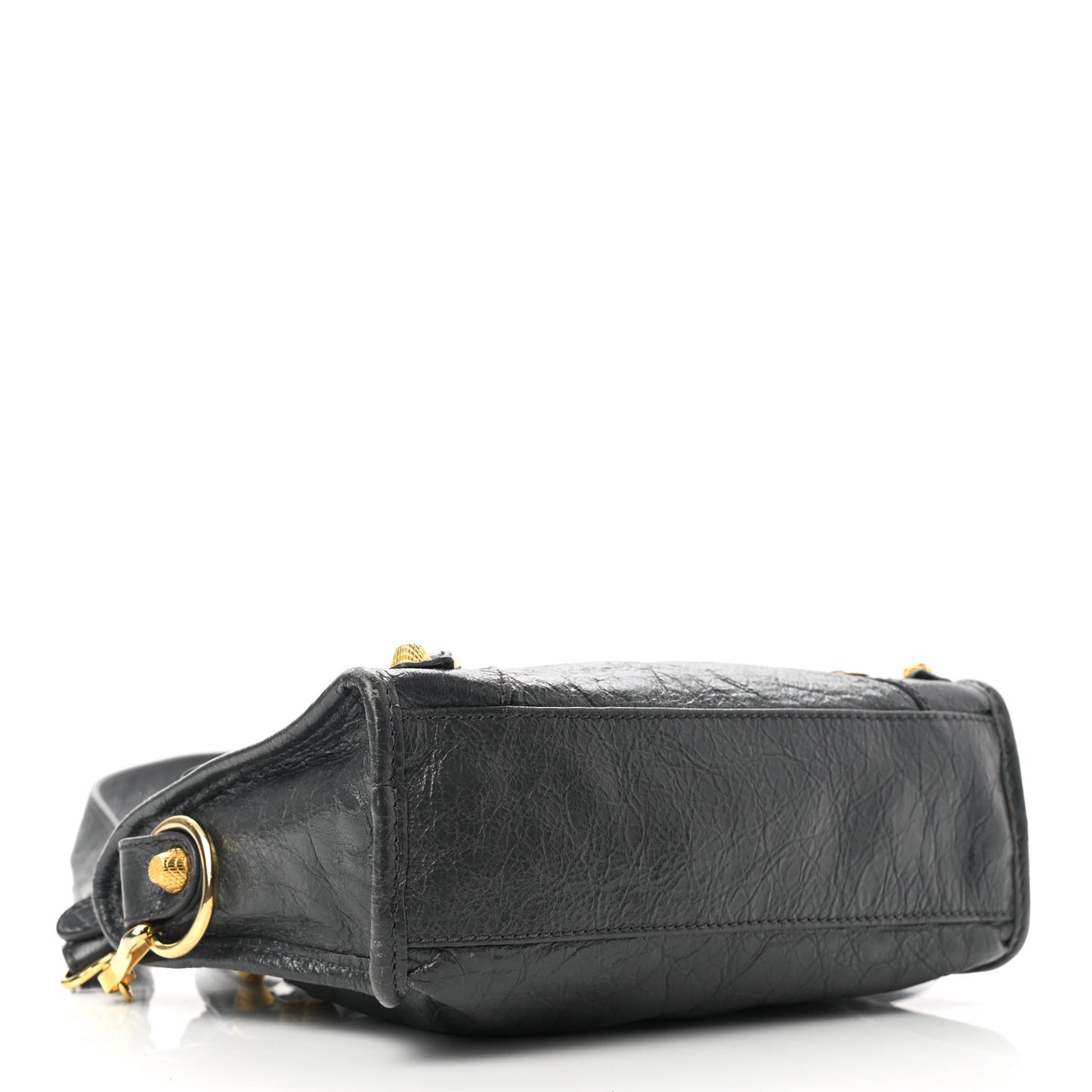 Agneau Giant 12 Gold Hardware Mini City Gris Fossile
