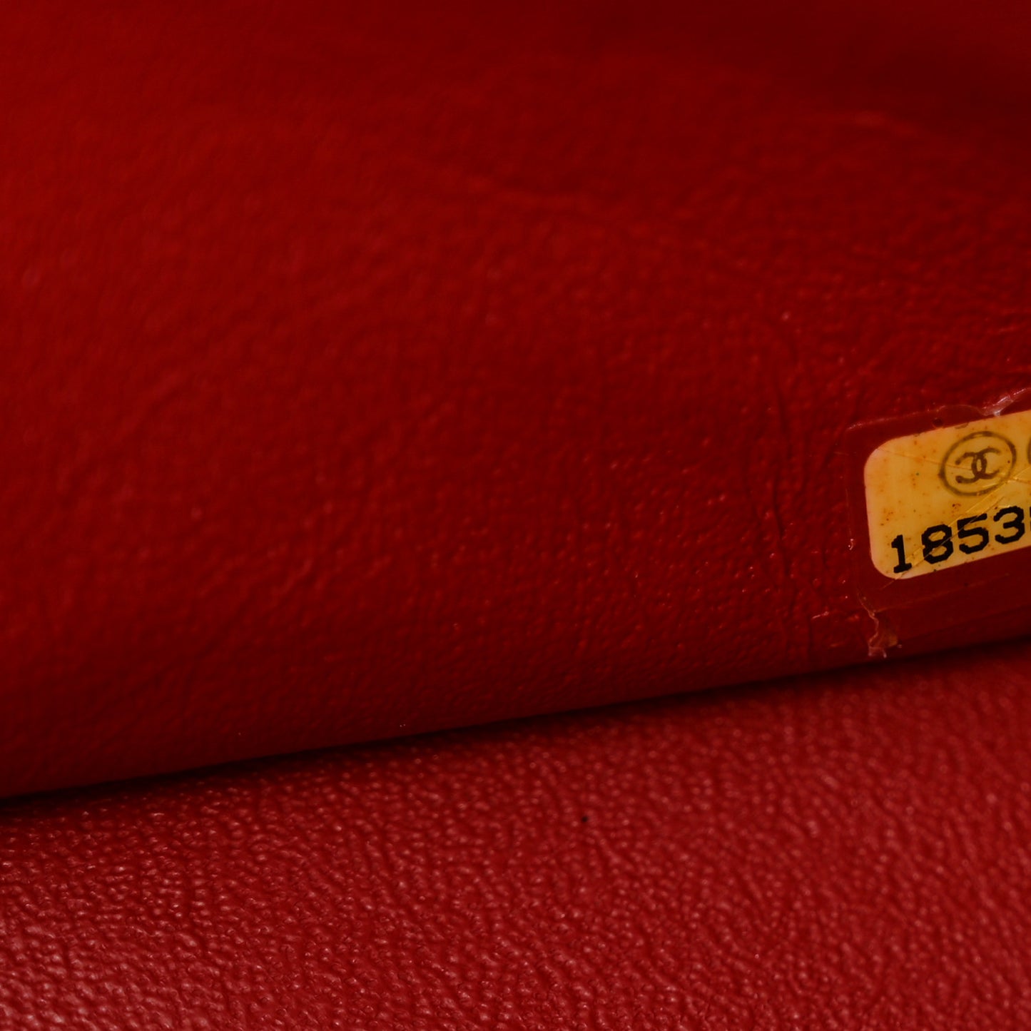 Patent Quilted Jumbo Double Flap Red