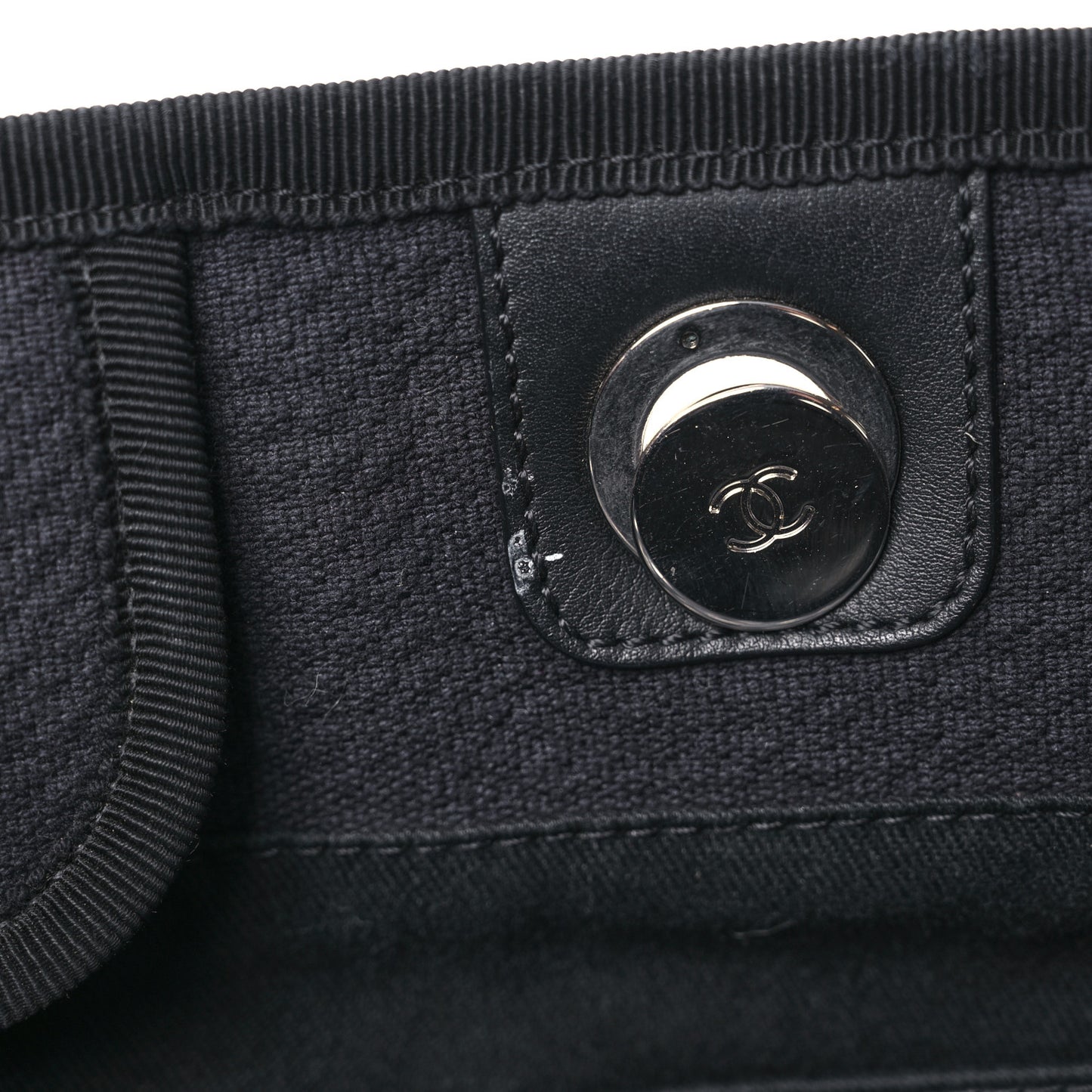 Mixed Fibers Small Deauville Tote Black