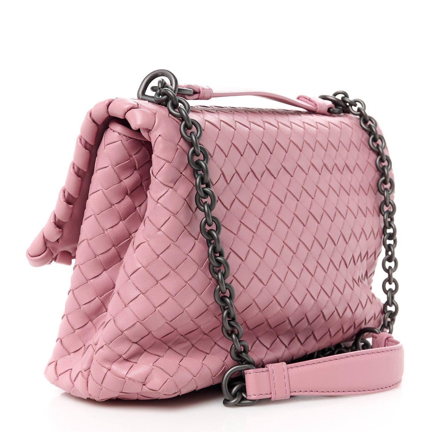 Bottega Veneta Nappa Intrecciato Small Olimpia Shoulder Bag Watteau 4 of 11