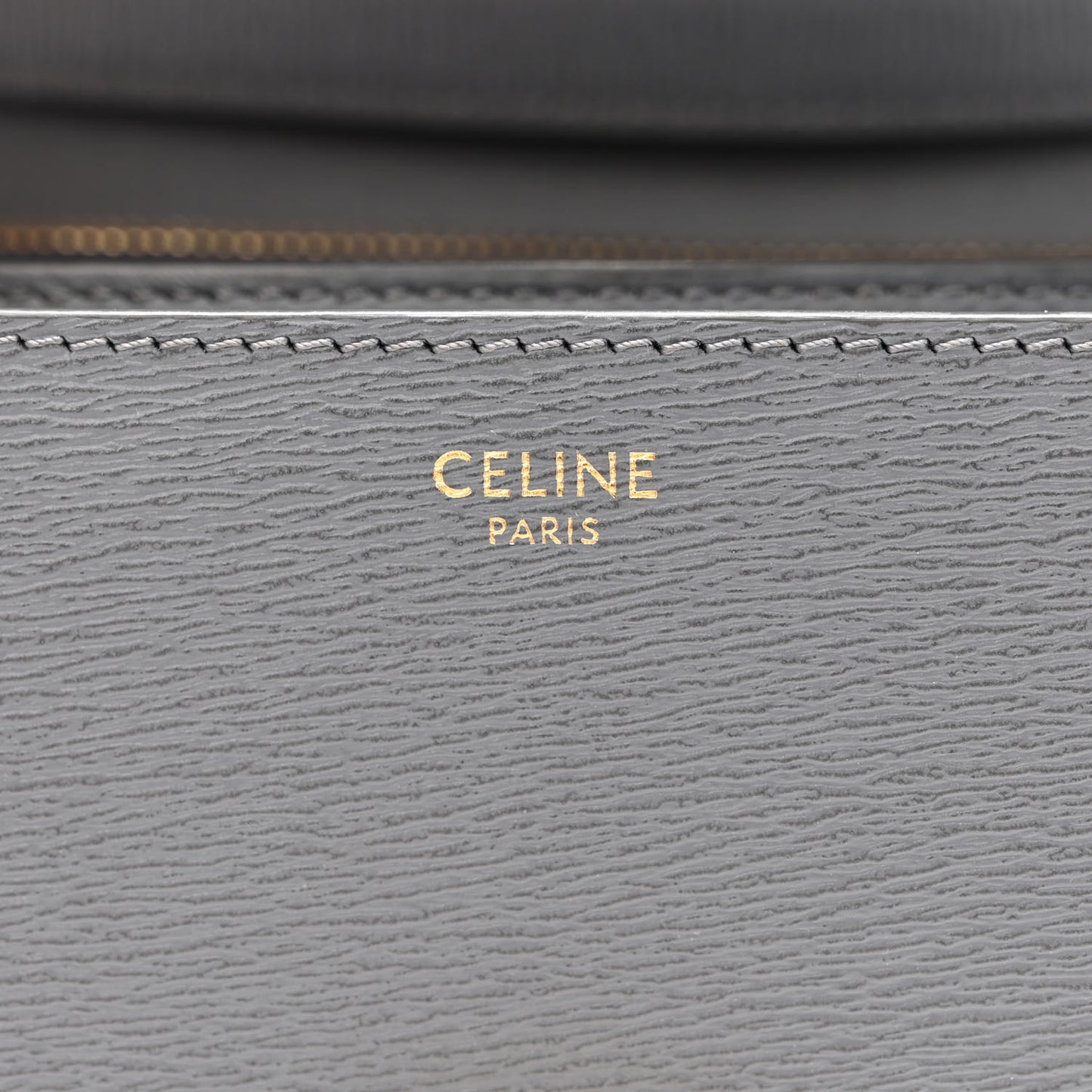 Liege Calfskin Medium Classic Box Flap Bag Medium Grey
