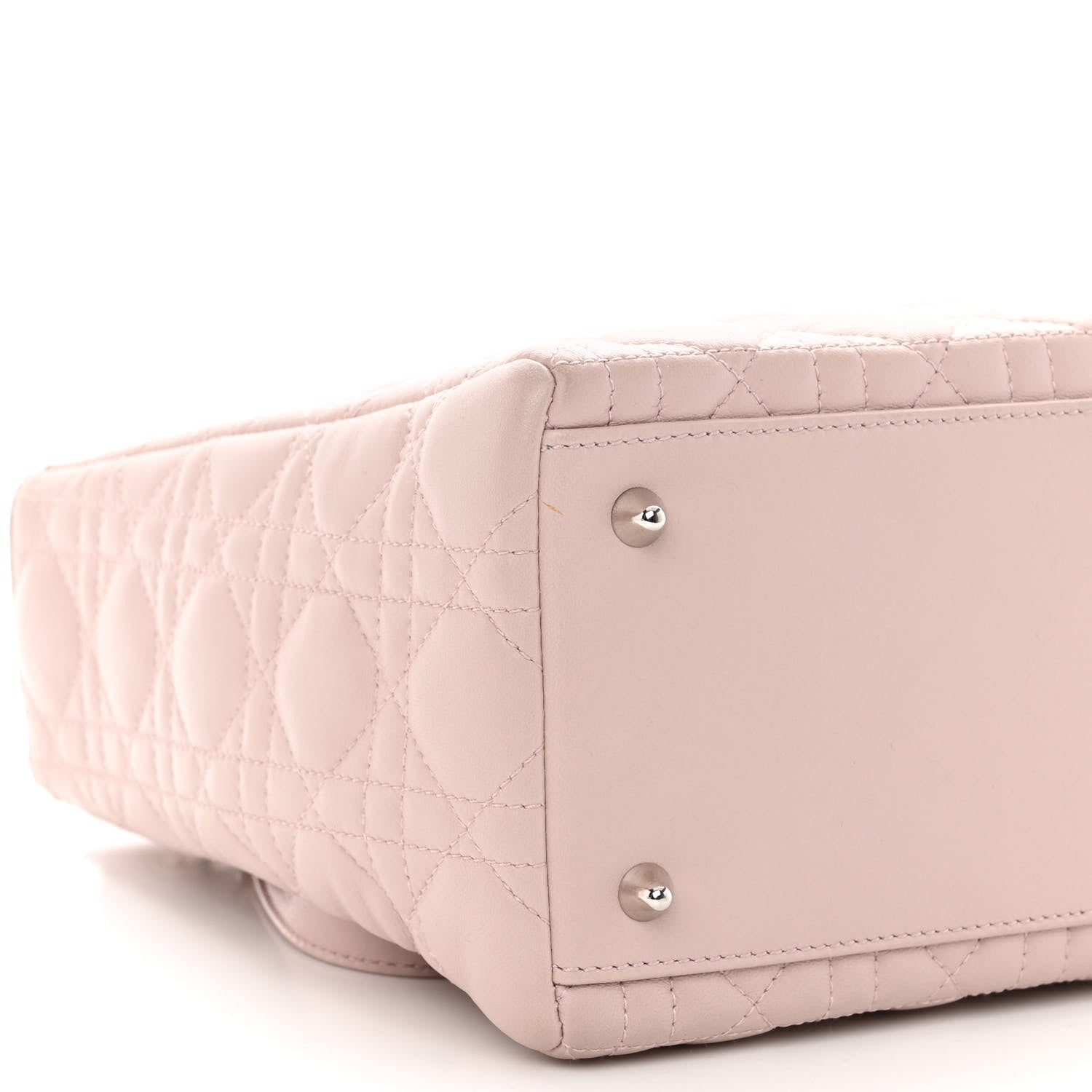 Christian Dior Lambskin Cannage Medium Lady Dior Light Pink 8 of 11
