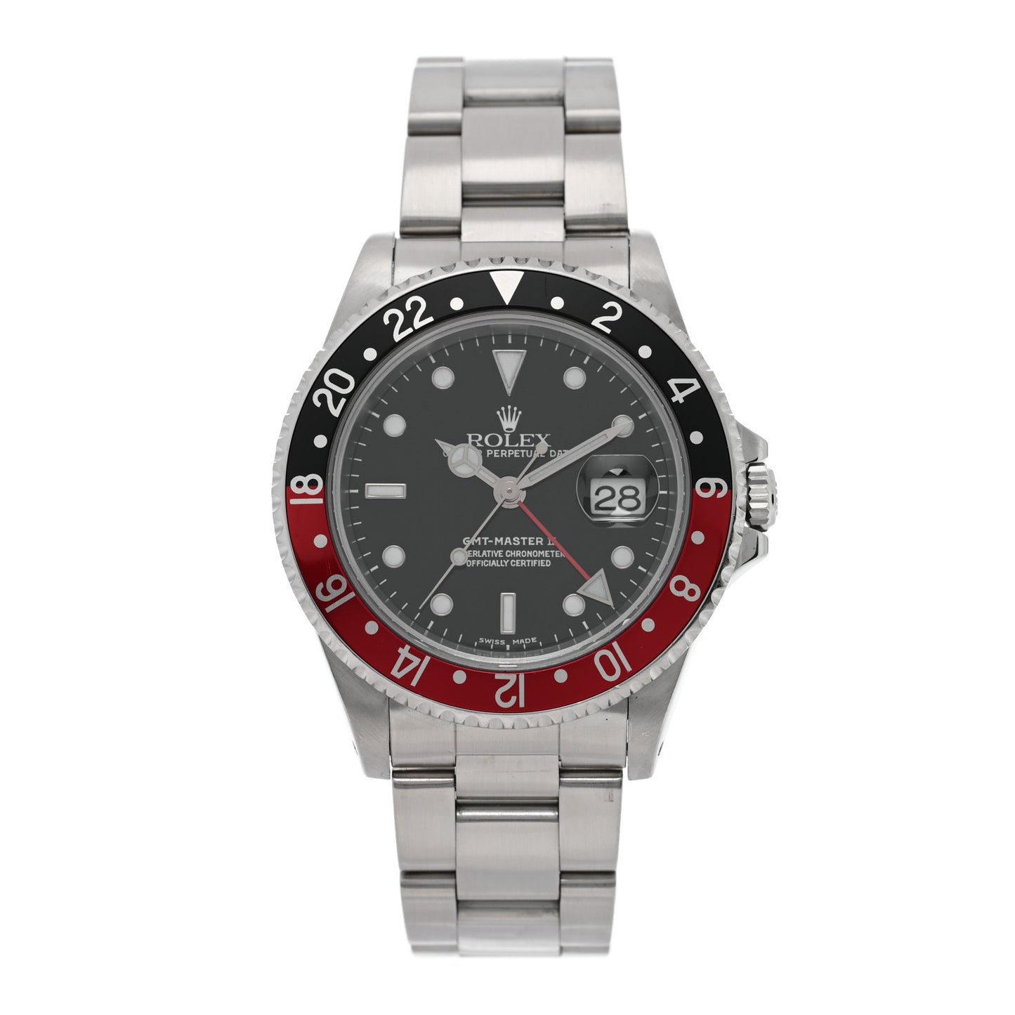 Stainless Steel 40mm Oyster Perpetual Date GMT Master II Coke Watch 16710
