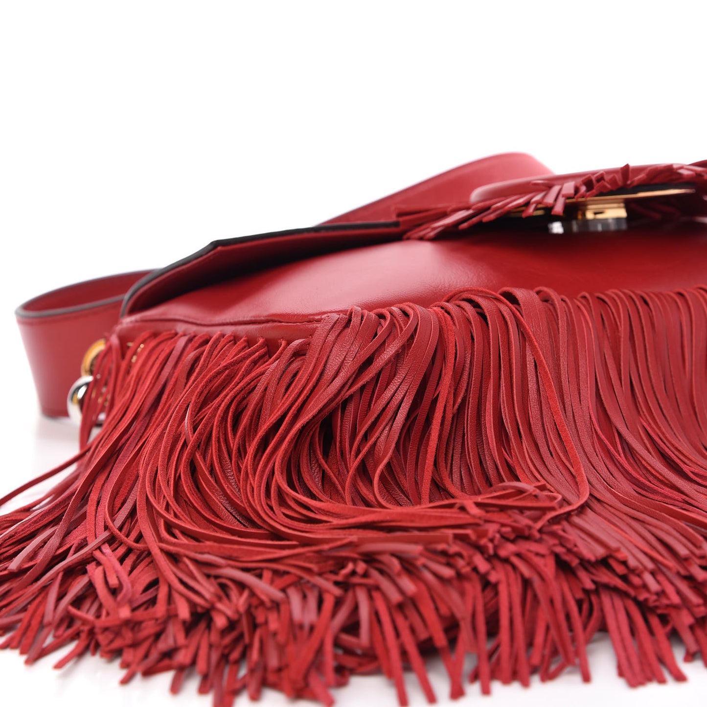 Nappa F is Fendi Fringe Baguette Fragola