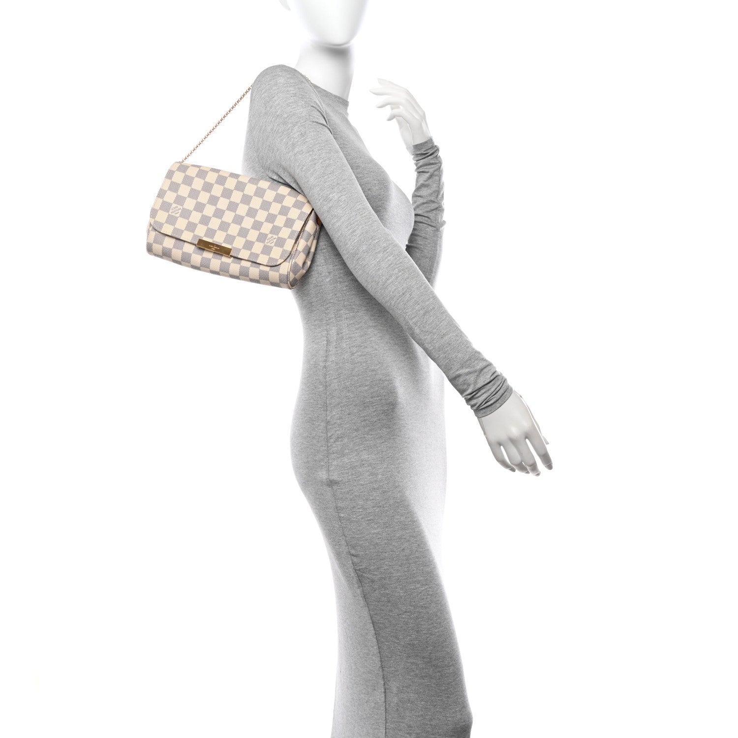 Louis Vuitton Damier Azur Favorite MM 3 of 11