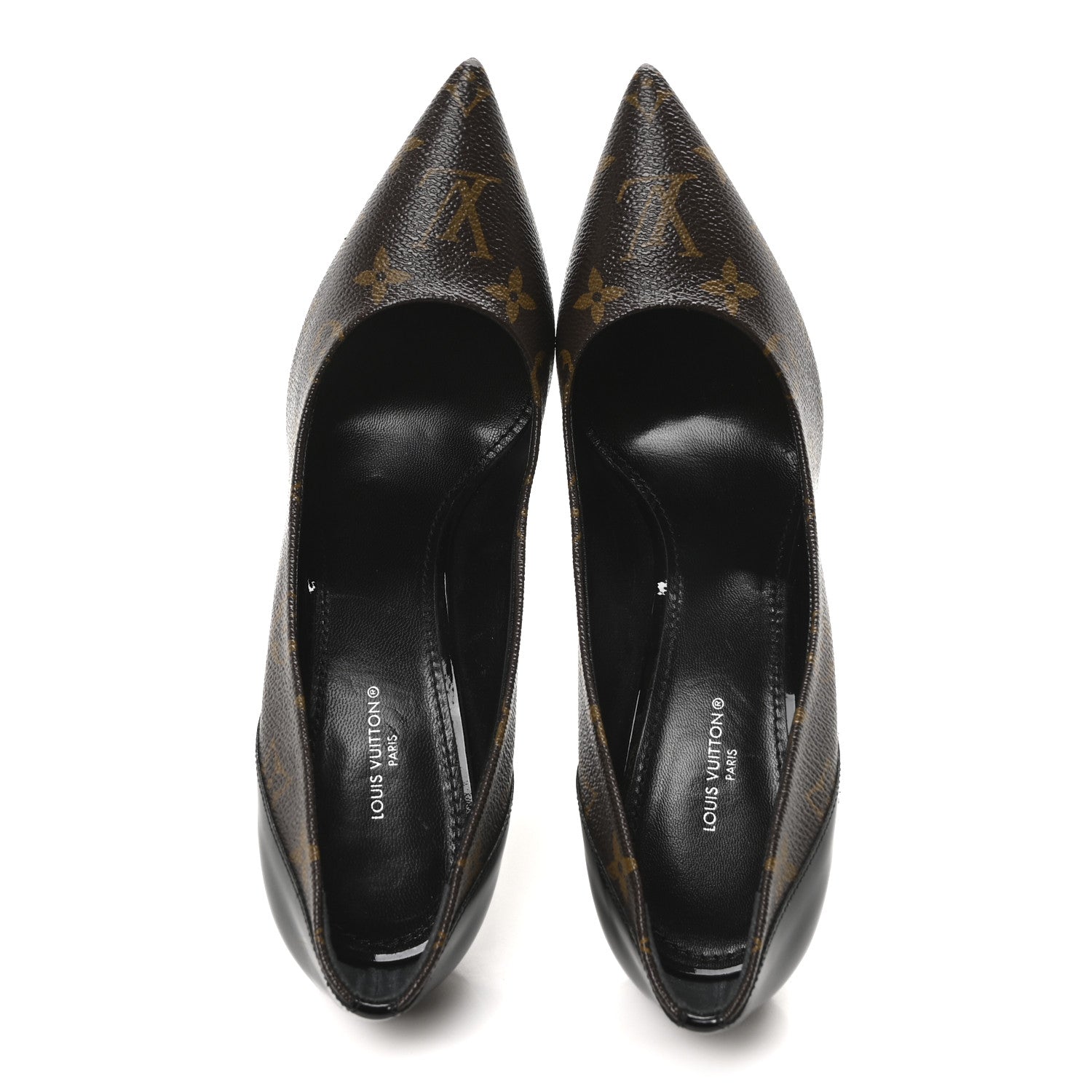 Louis Vuitton Monogram Cherie Pumps 40 Black 2 of 10