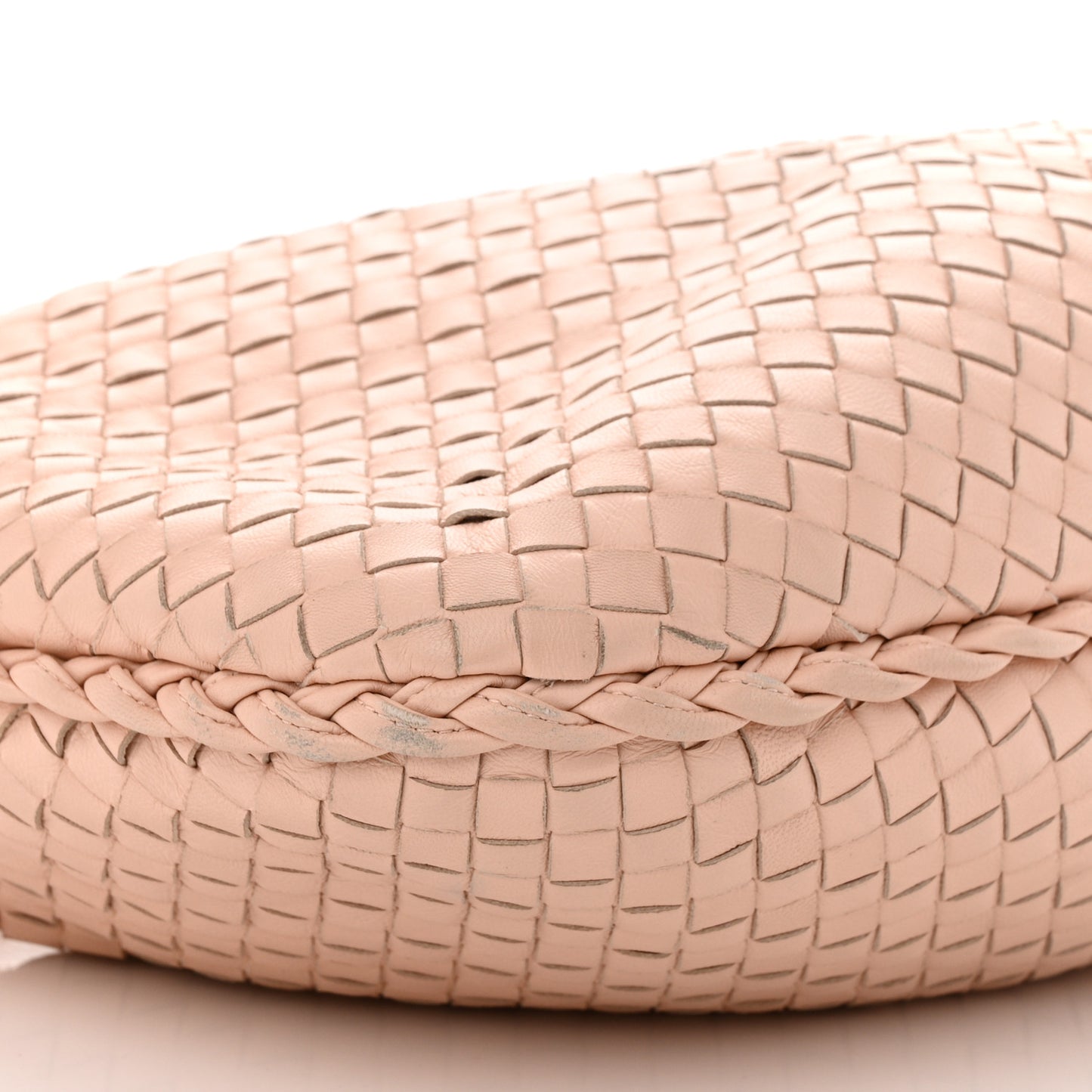 Nappa Intrecciato Veneta Hobo Flamingo