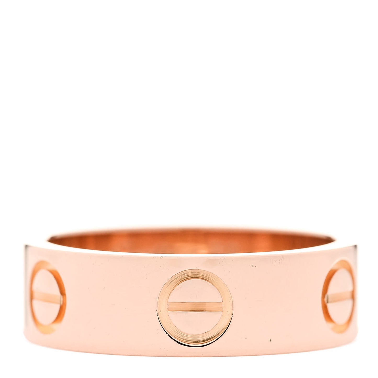 18K Pink Gold 5.5mm LOVE Ring 50 5.25