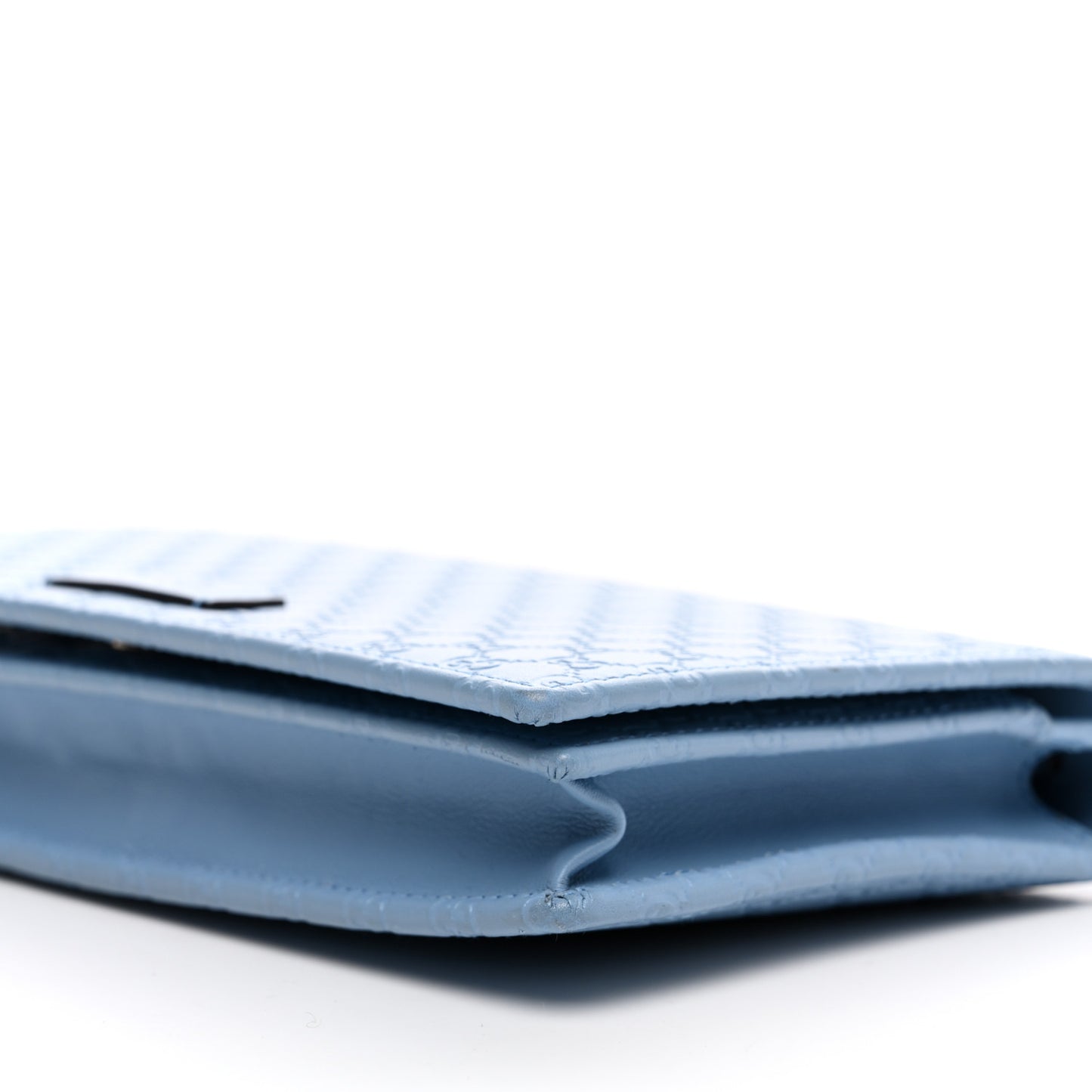 Microguccissima Crossbody Wallet Mineral Blue