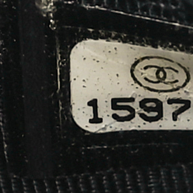 Chanel Lambskin Quilted Wallet On Chain WOC Black 9 of 13