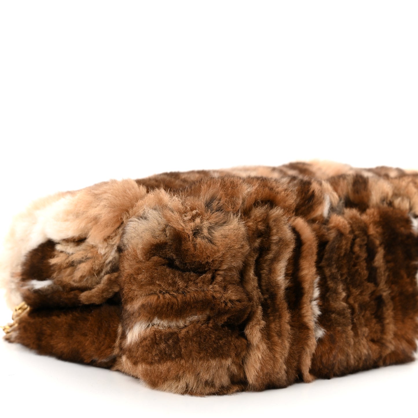 Rabbit Fur 2.55 Reissue 226 Flap Brown White