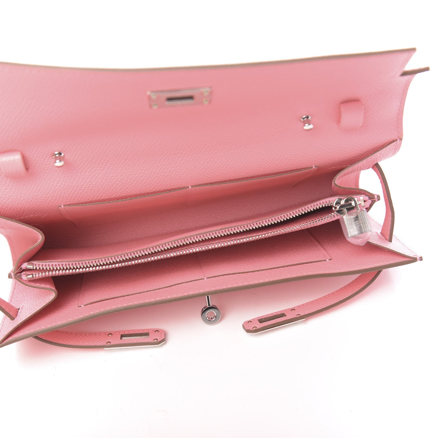 Epsom Kelly Wallet To Go Rose Confetti