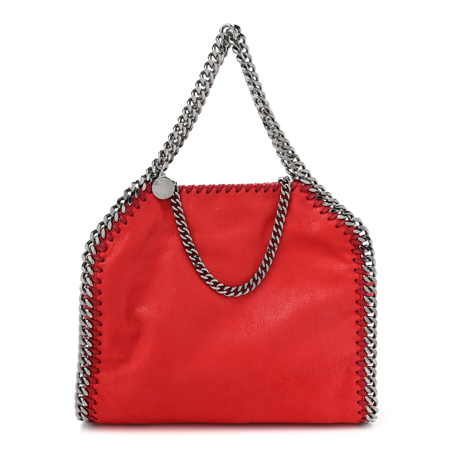 Shaggy Deer Mini Falabella Shoulder Bag Red