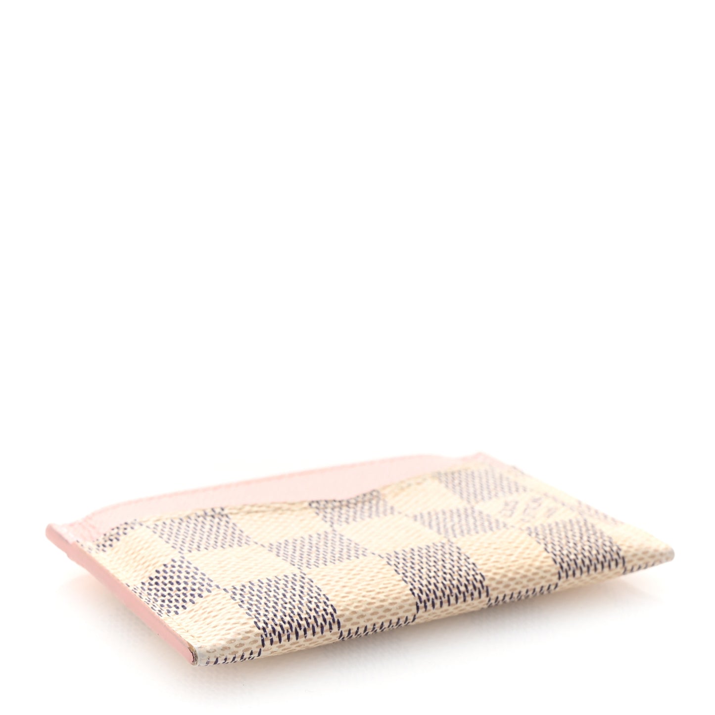 Damier Azur Daily Card Holder Rose Ballerine