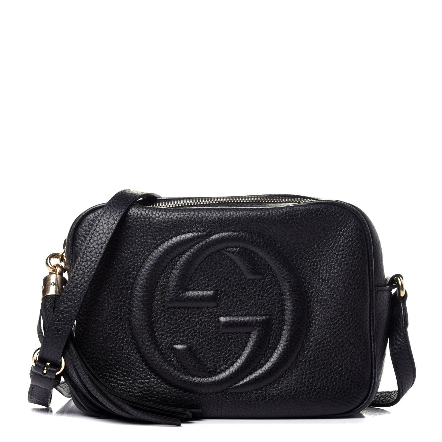 Gucci Pebbled Calfskin Small Soho Disco Bag Black 2 of 21