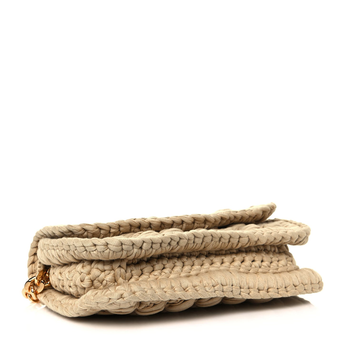 Jersey Crochet Shoulder Bag Cane Sugar