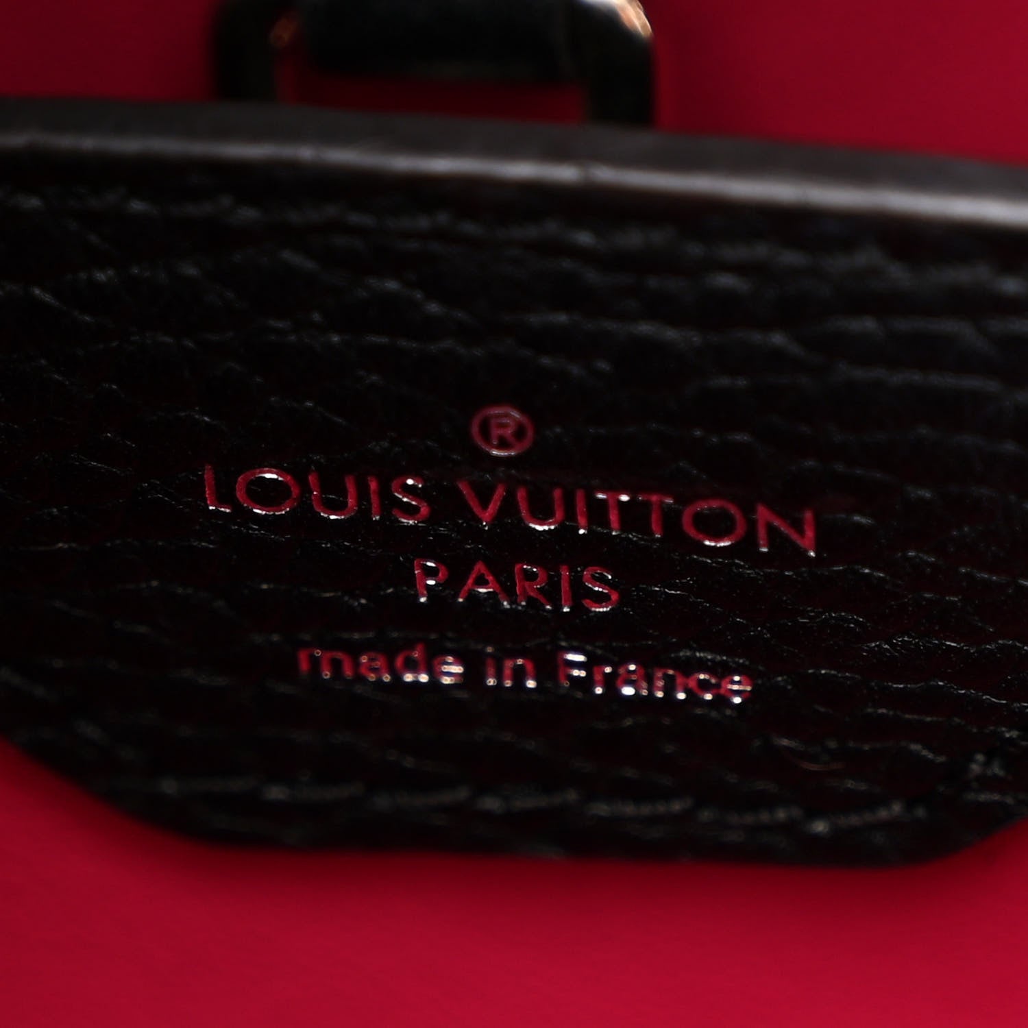Louis Vuitton Taurillon Capucines BB Black 7 of 13