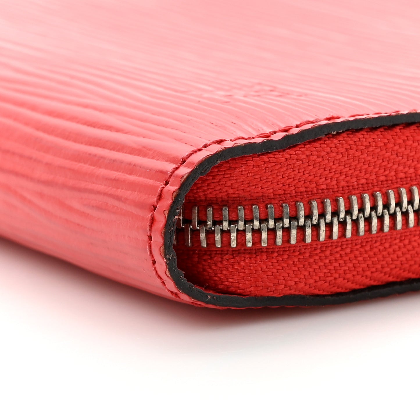 Epi Zippy Coin Purse Coquelicot