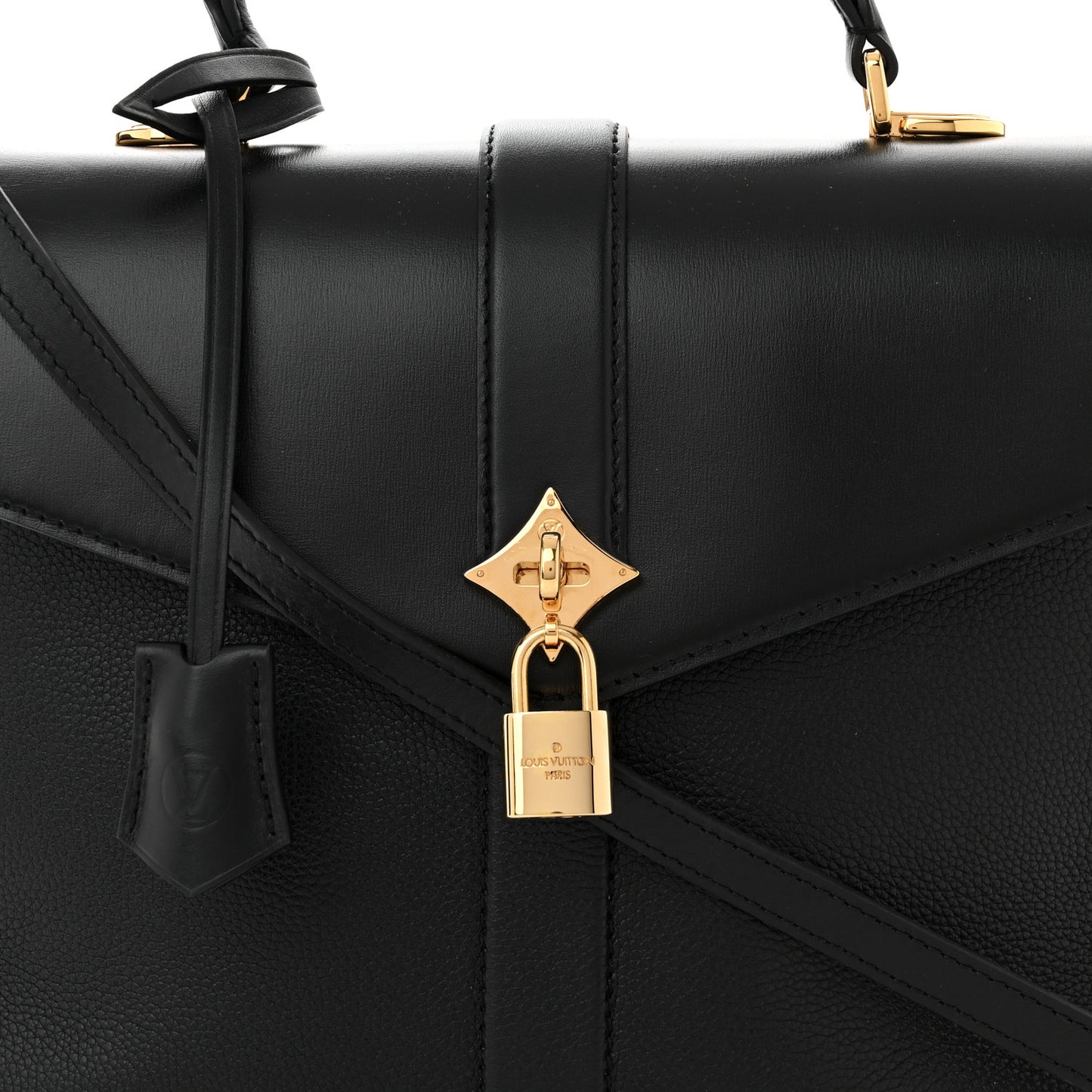 Grained Smooth Calfskin Rose Des Vents MM Black