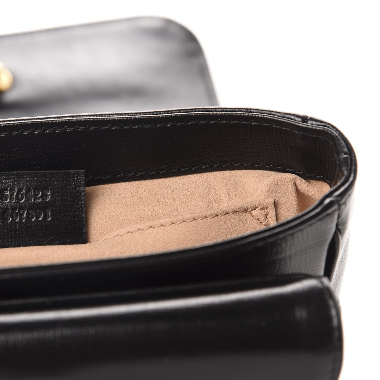 Azalea Calfskin Mini Marina Chain Shoulder Bag Black