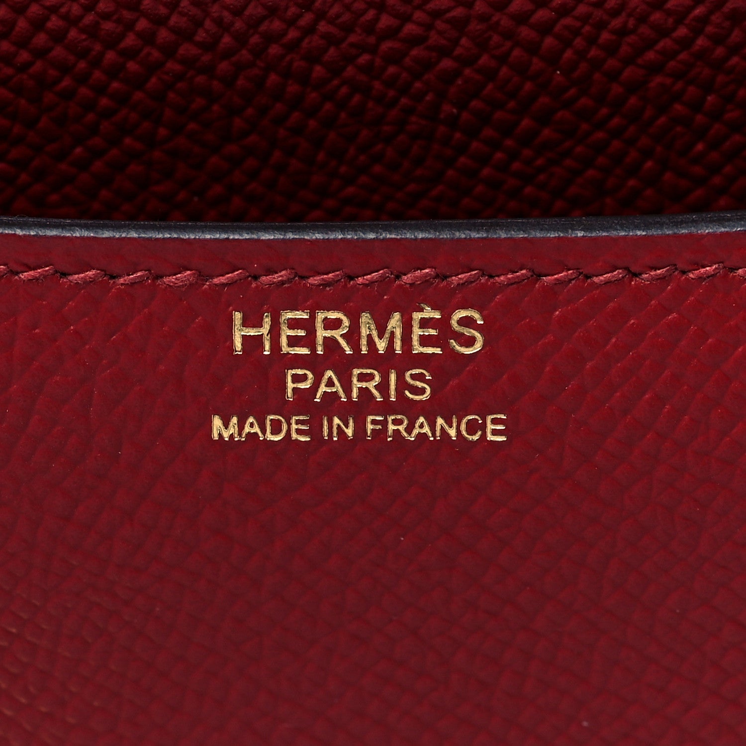 Hermes Epsom Constance 24 Rouge Grenat 6 of 10
