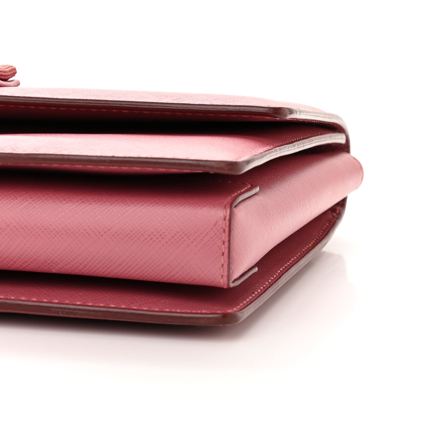 Printed Calfskin Ginny Shoulder Bag Griotte