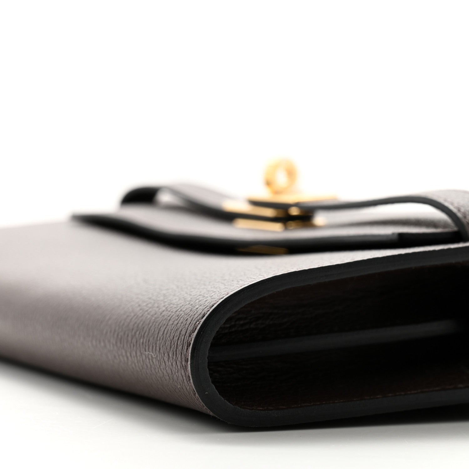 Hermes Evercolor Kelly To Go Wallet Moka 10 of 11