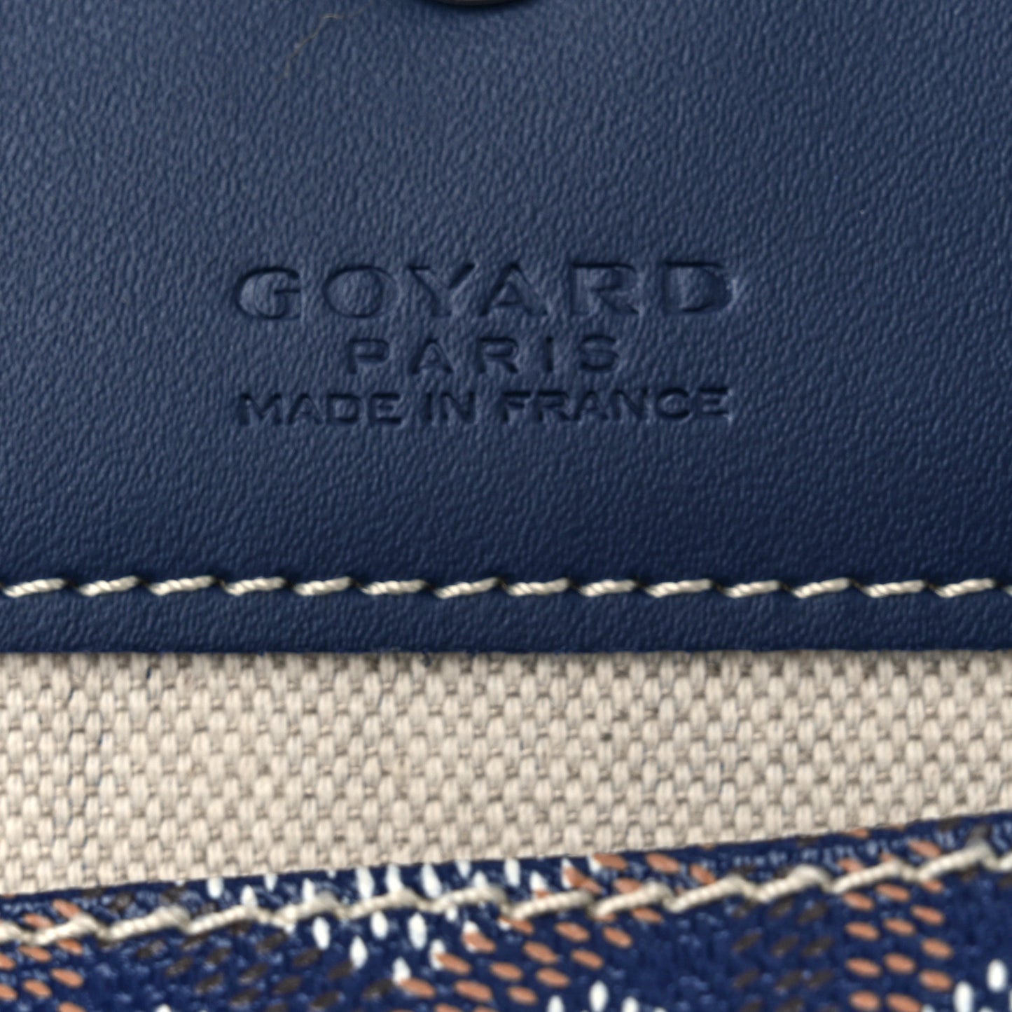 Goyardine Saint Louis PM Navy