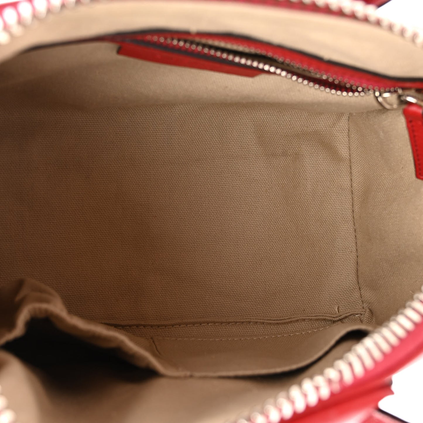 Sugar Goatskin Mini Antigona Medium Red