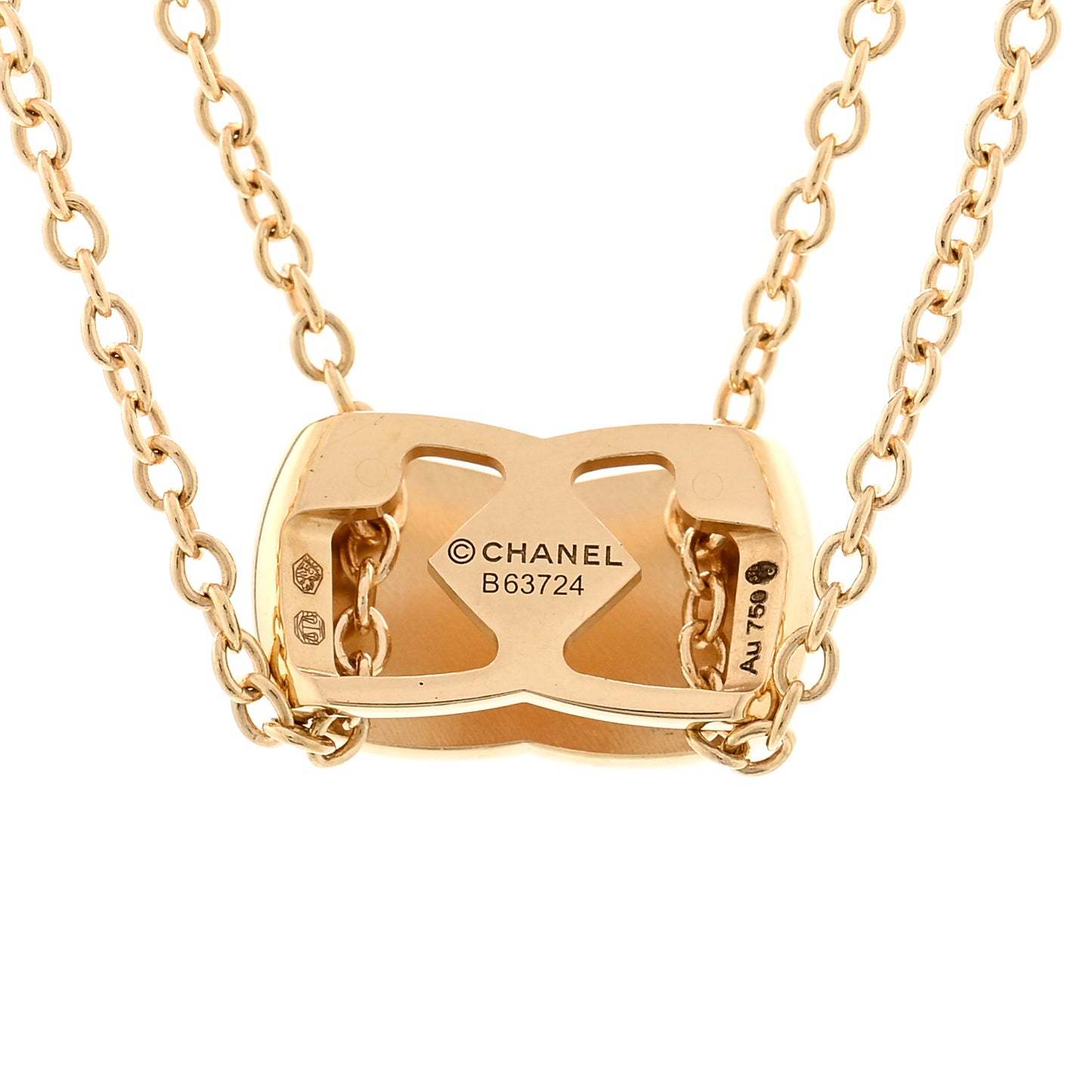 18K Yellow Gold Coco Crush Pendant Necklace