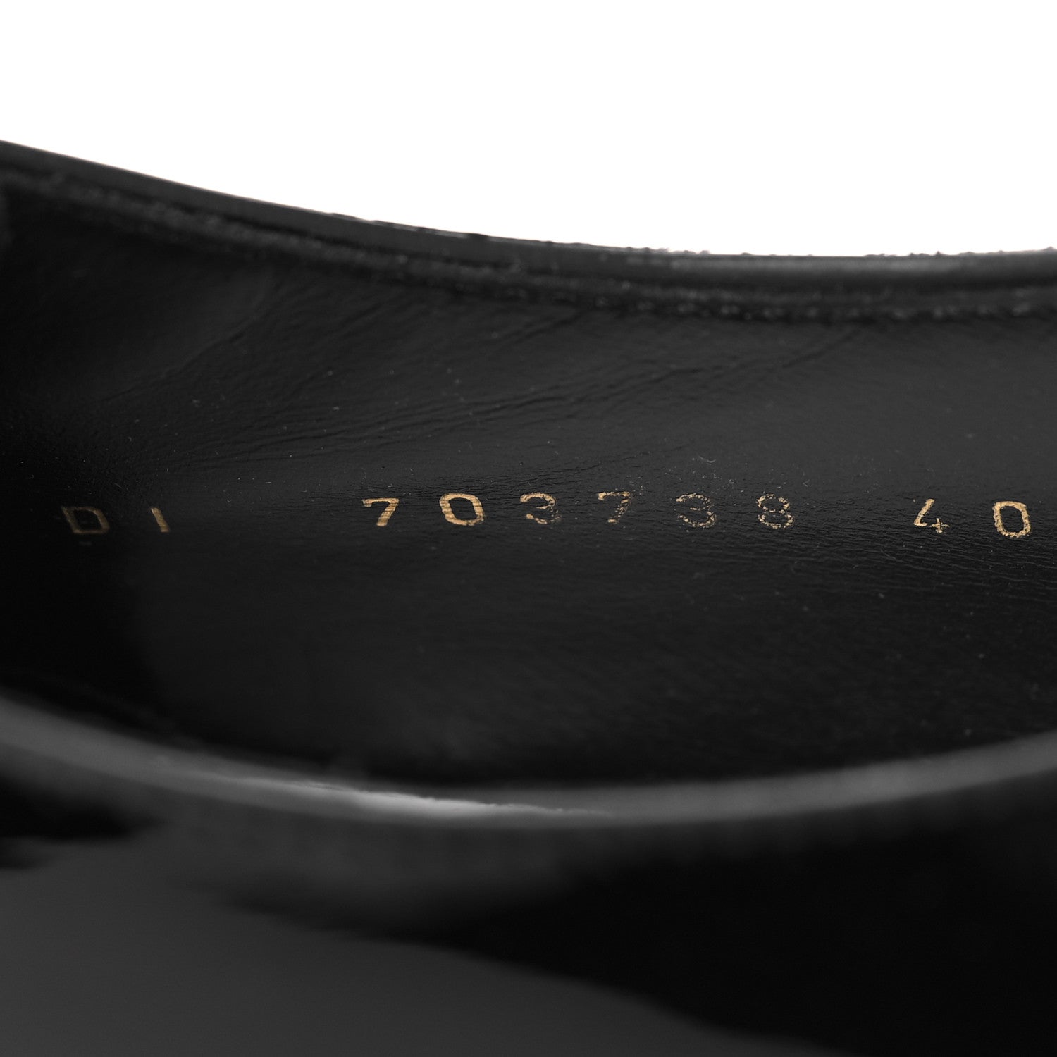 Saint Laurent Patent Baltimora Lace Up Derby Shoes 40 Black 6 of 8