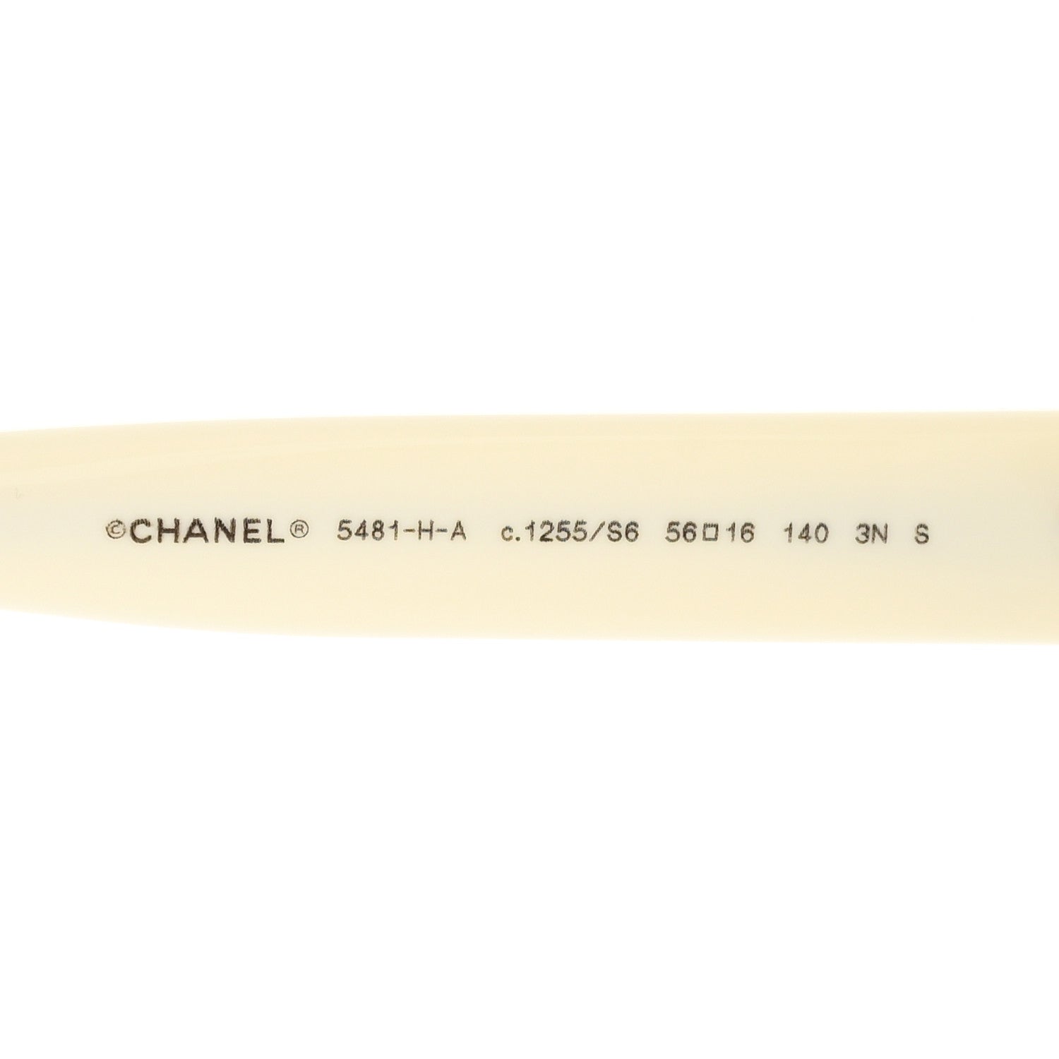 Chanel Acetate Pearl Cat Eye CC Sunglasses 5481-H-A White 5 of 9
