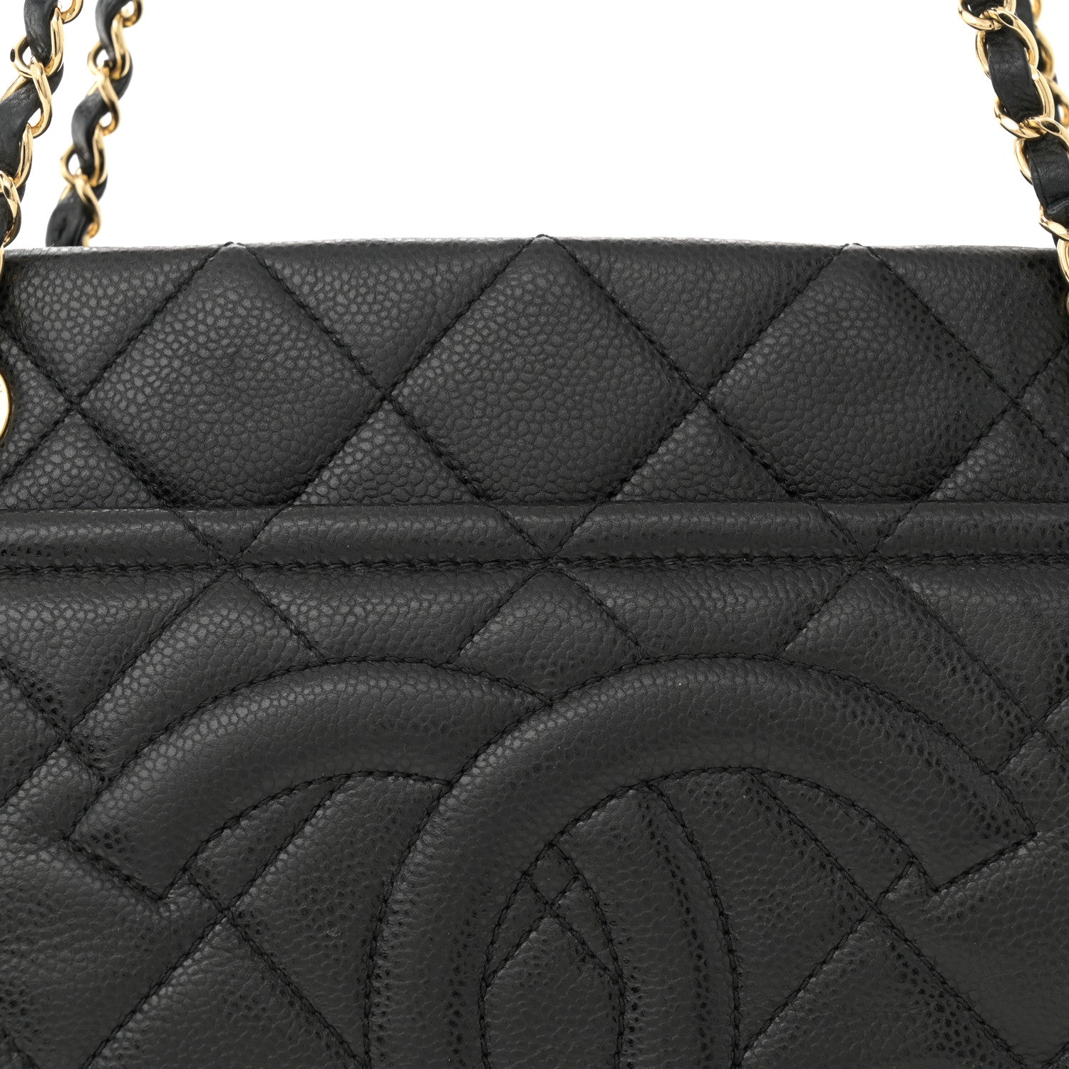 Chanel Caviar Quilted Timeless CC Soft Tote Black 8 of 11