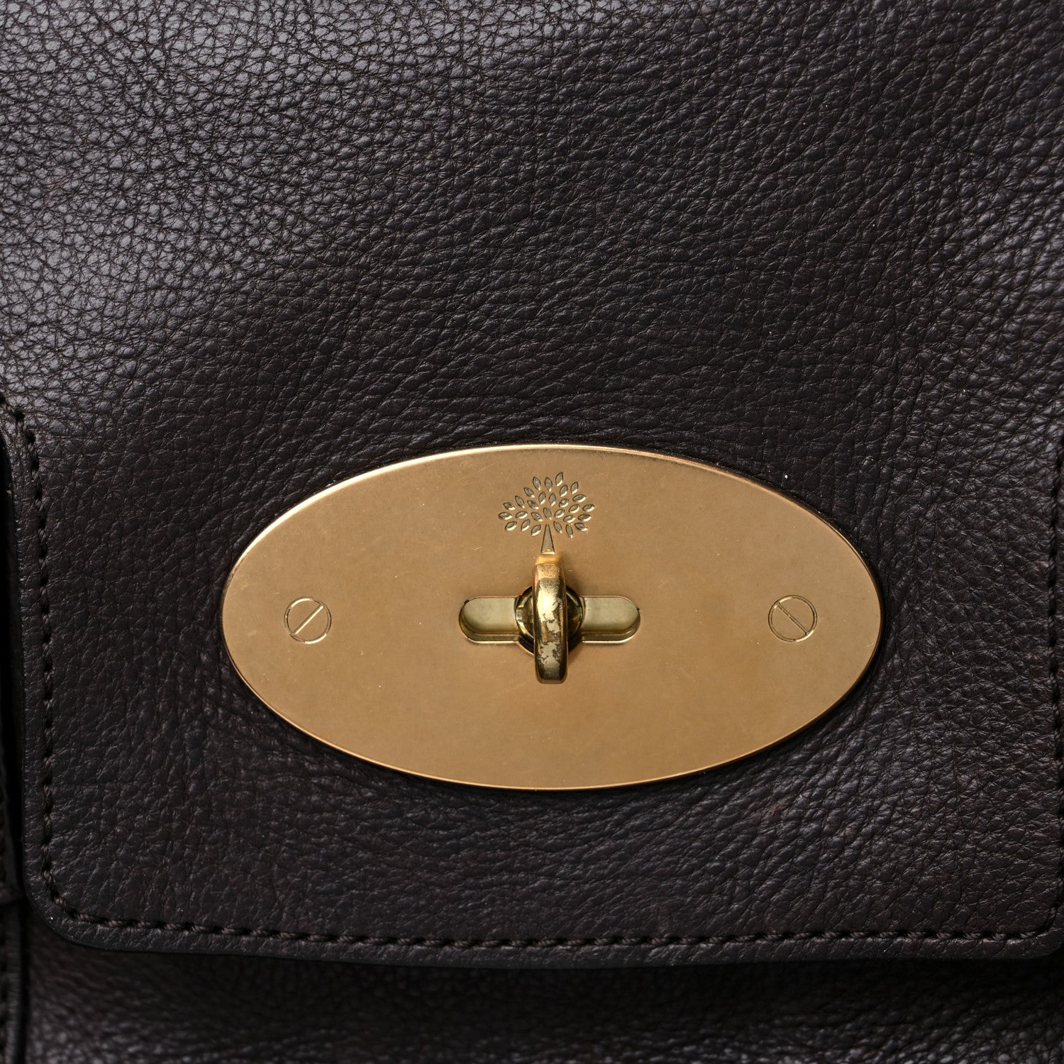 Mulberry Natural Vegetable Tanned Bayswater Chocolate 16 of 17