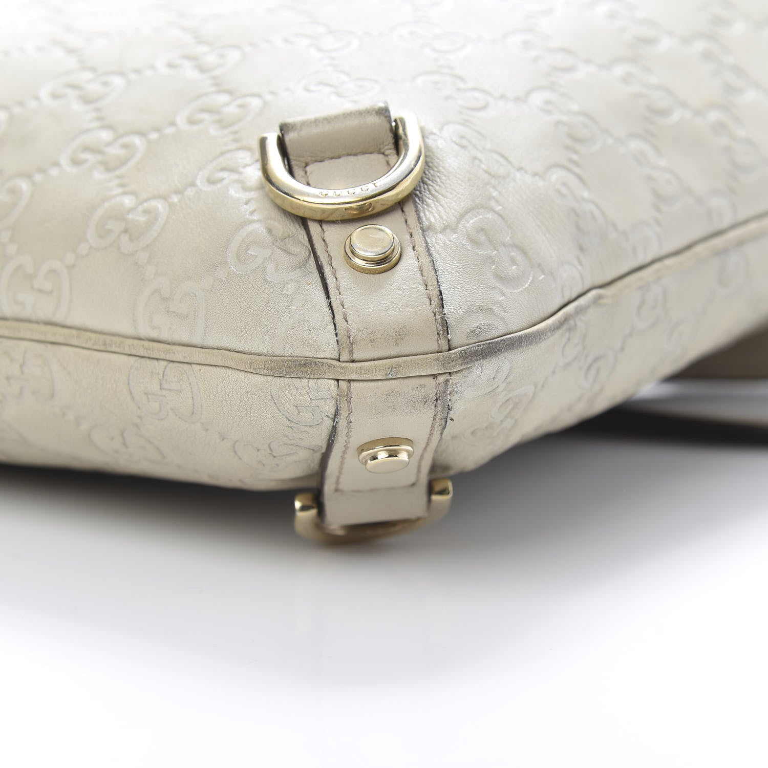 Gucci Guccissima Abbey Messenger Bag Off White 14 of 14