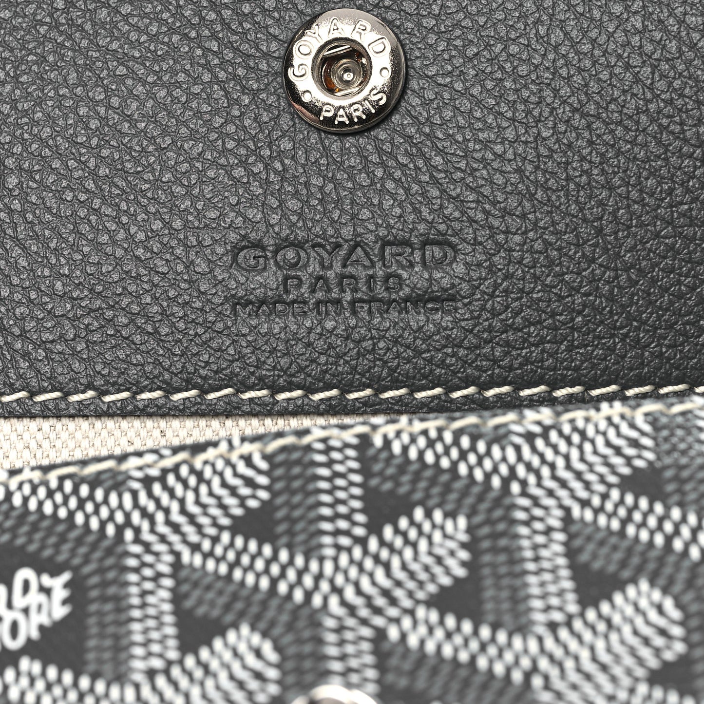 Goyardine Heart Saint Louis PM Grey