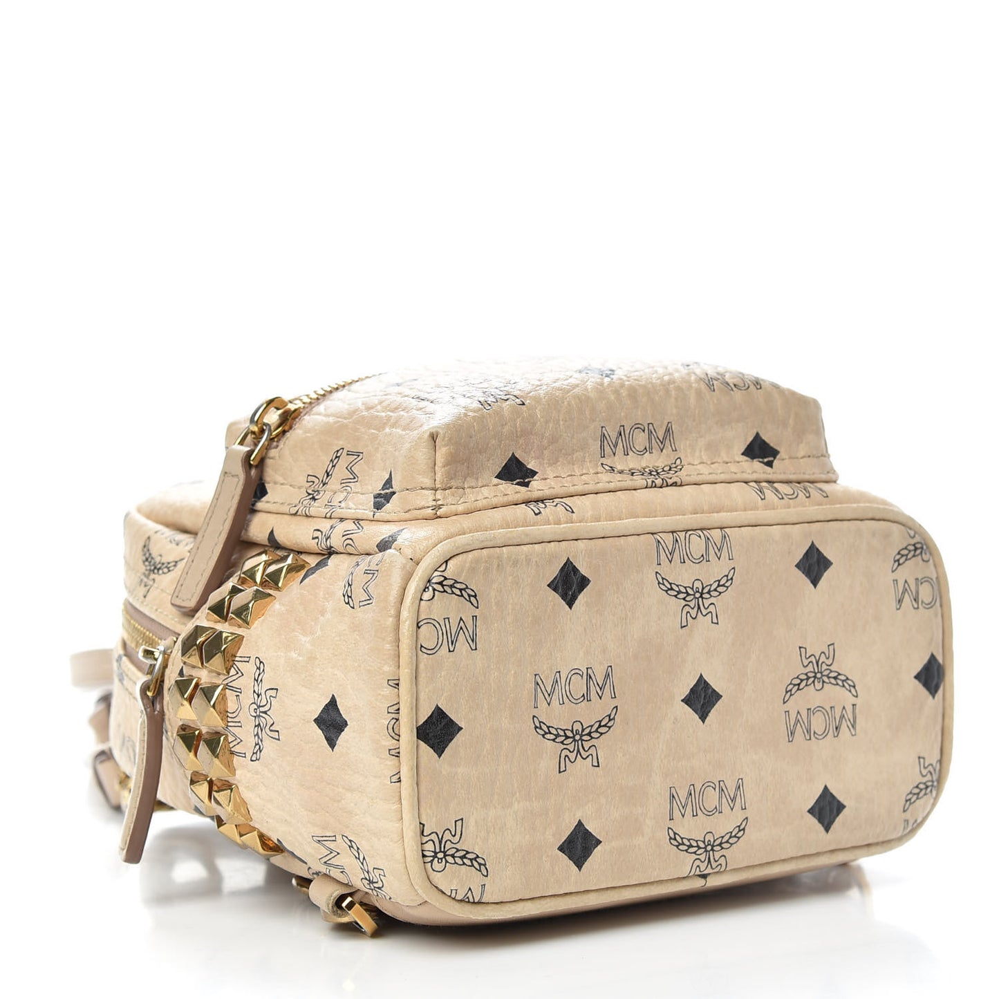 Visetos Side Stud X-Mini Stark Backpack Beige