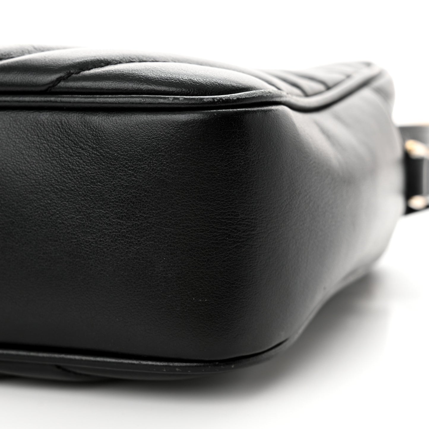 Calfskin Matelasse Monogram Lou Camera Bag Black