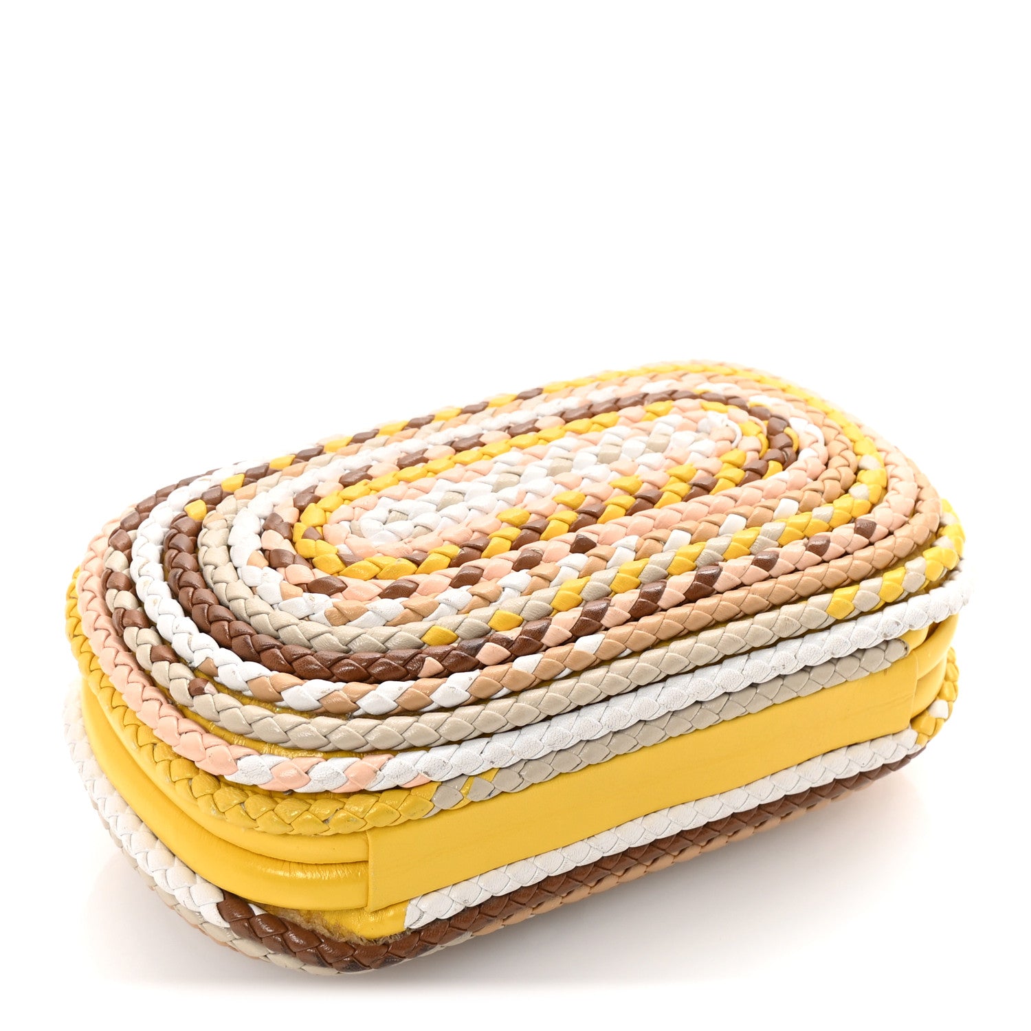 Bottega Veneta Nappa Intrecciato Braided Knot Clutch Multicolor 4 of 6