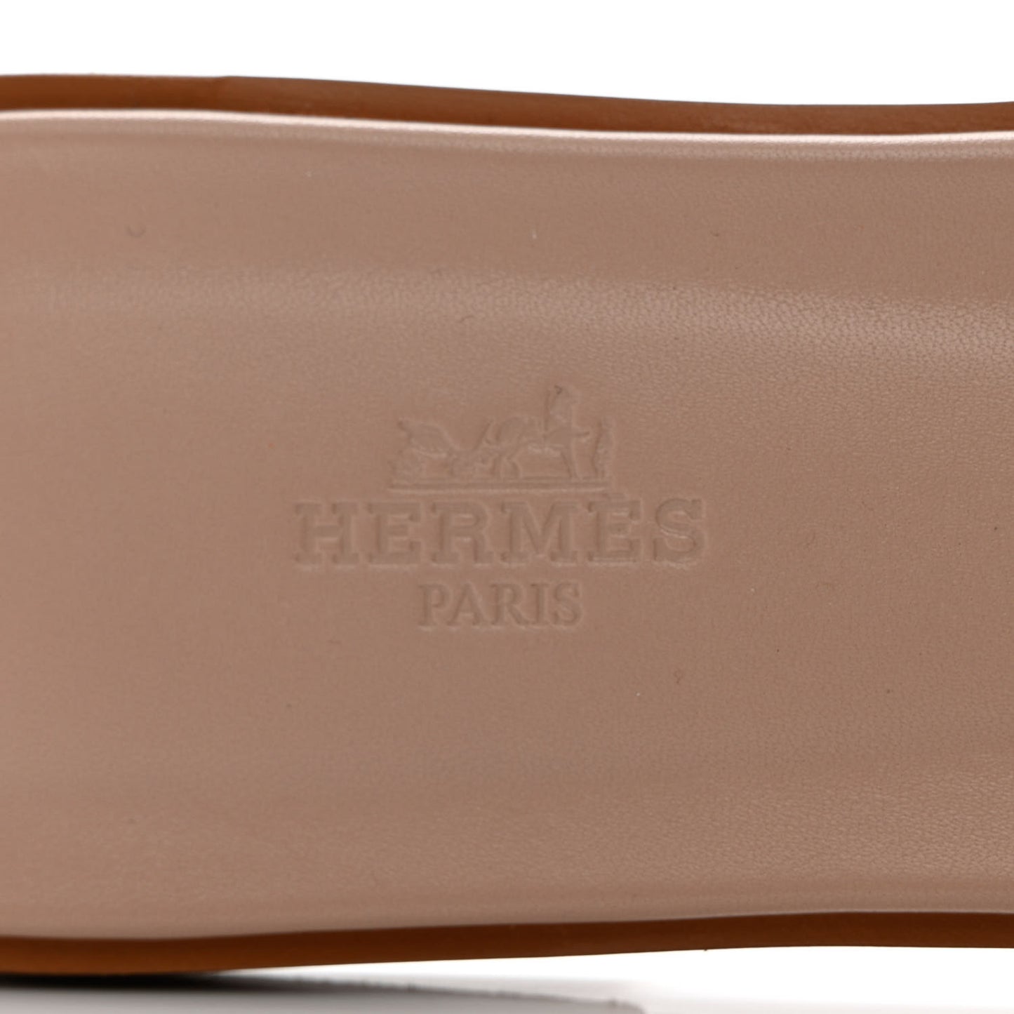 Box Calfskin Oran Sandals 41 Beige Nude
