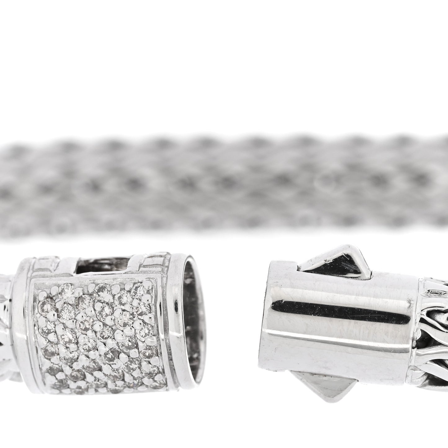 JOHN HARDY Sterling Silver Diamond 6.5mm Classic Chain Bracelet