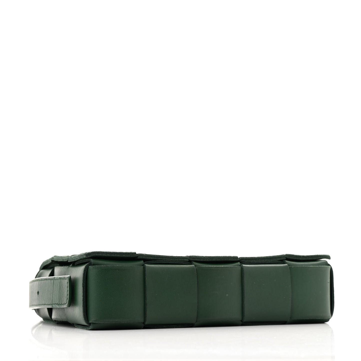 Lambskin Maxi Intrecciato Cassette Crossbody Bag Raintree