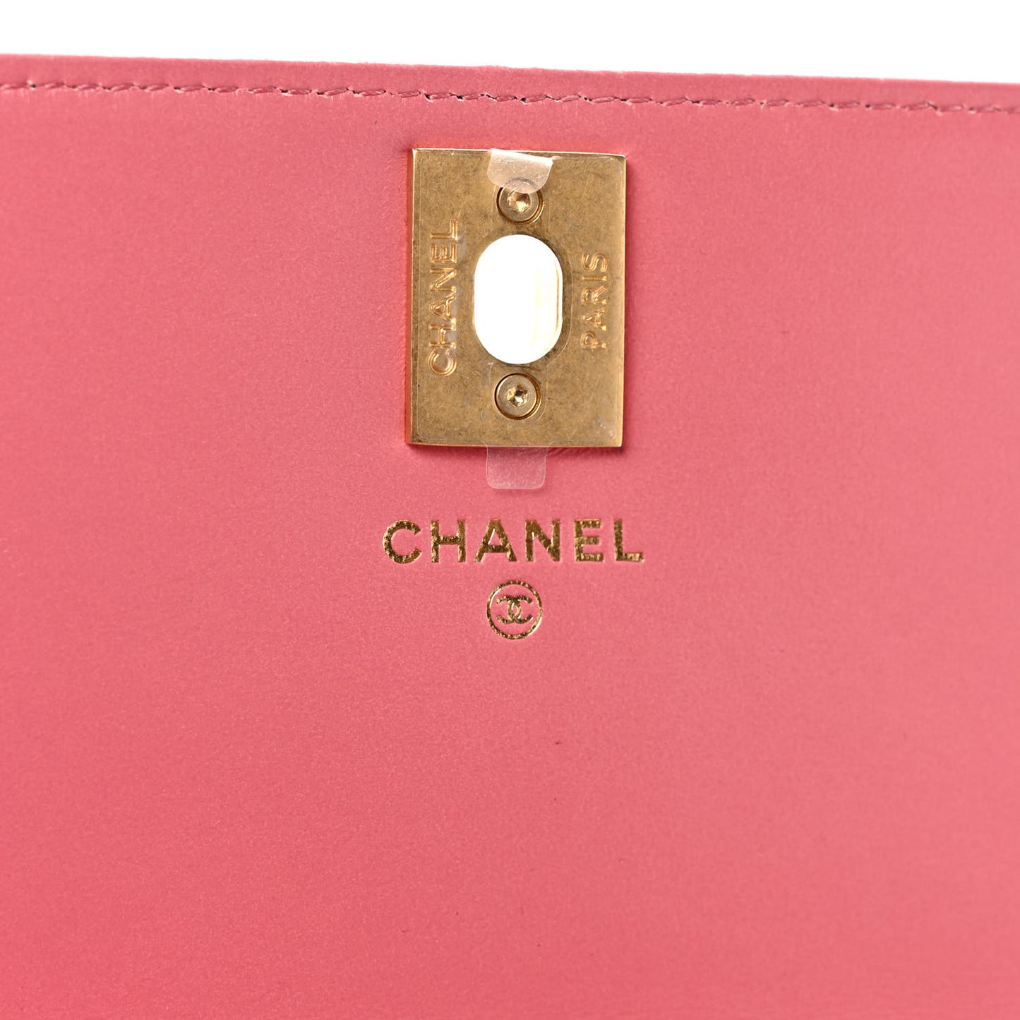 Lambskin Quilted Pillow Crush Wallet On Chain WOC Pink