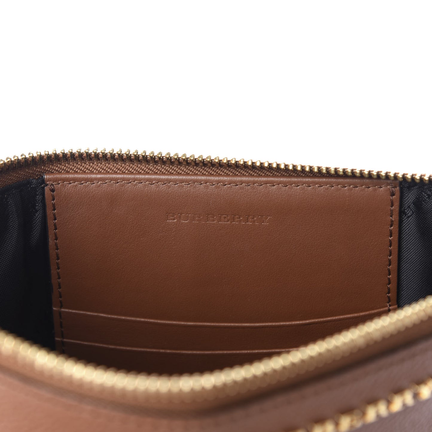 Haymarket Check Peyton Crossbody Clutch Bag Toffee