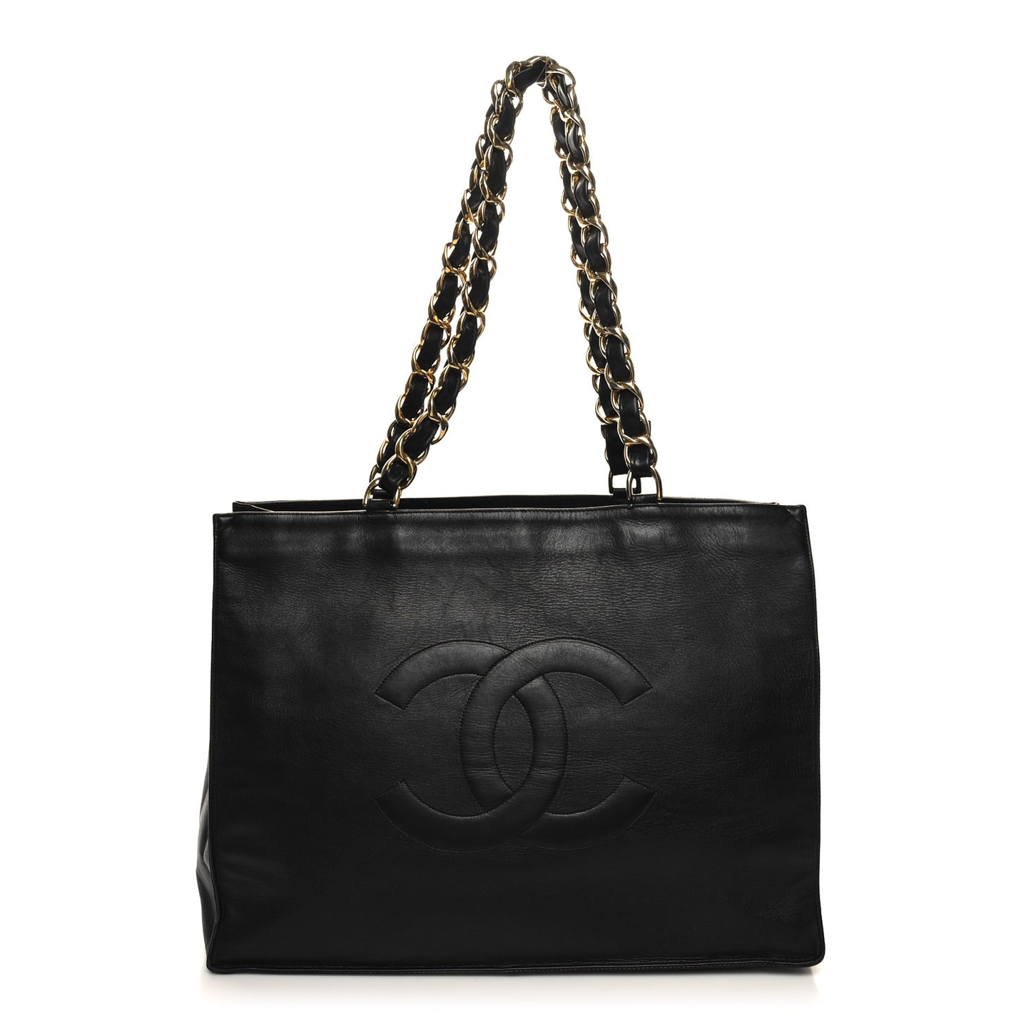 Lambskin CC Tote Black