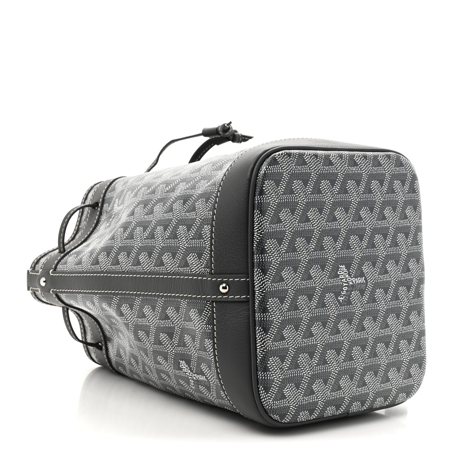 Goyardine Petit Flot Bucket Bag PM Grey