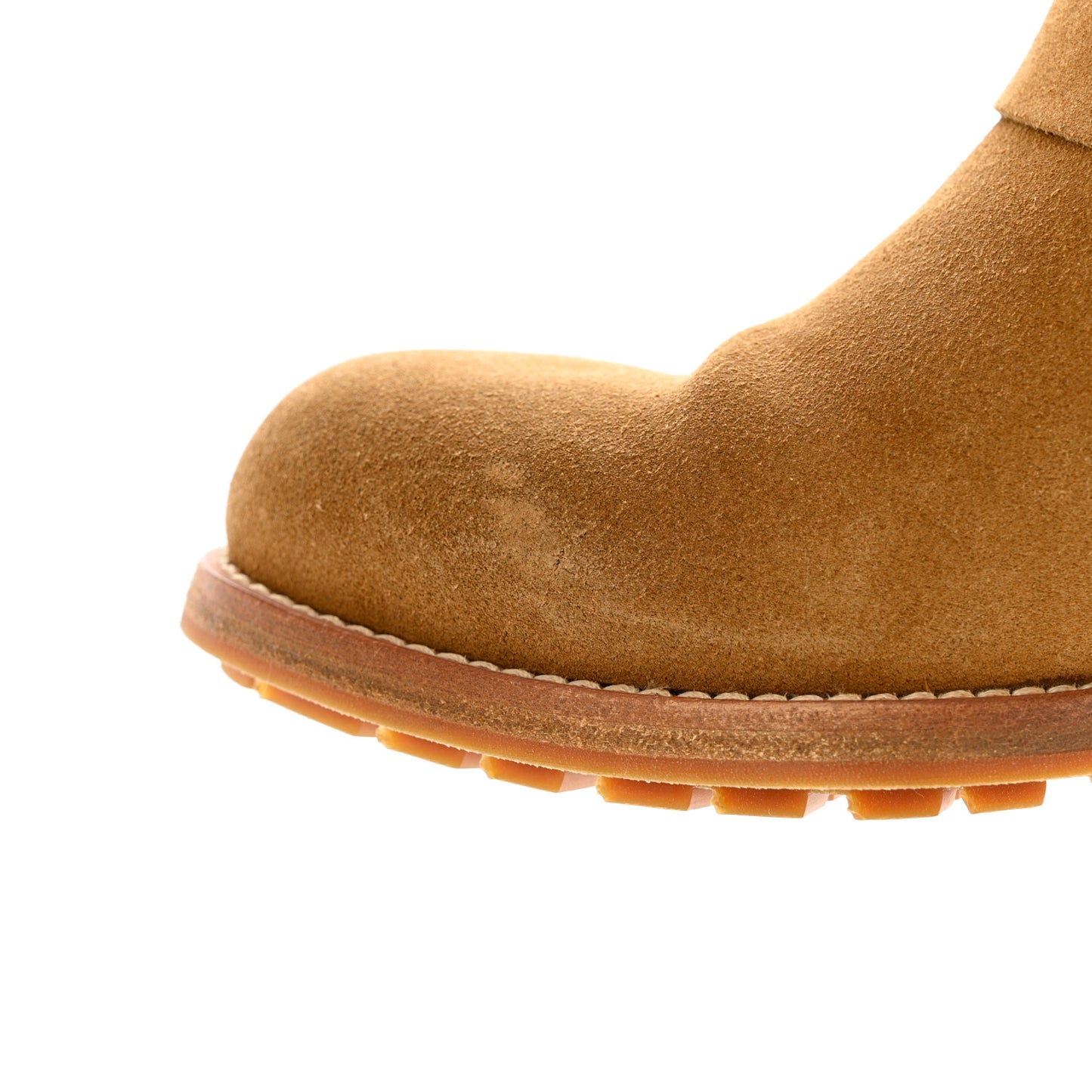 Suede Biker Boots 36.5 Tan